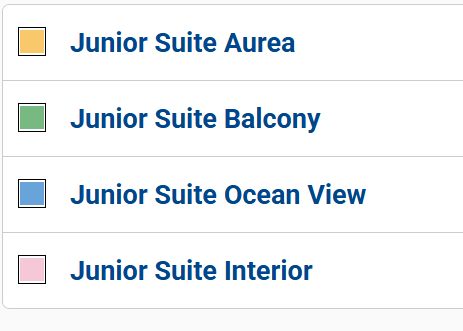 STATEROOMS ON THIS DECK