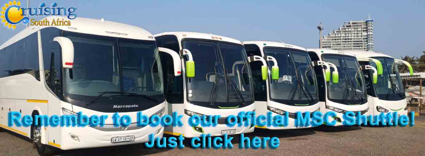 Book our airport shuttle to MSC Cruises
